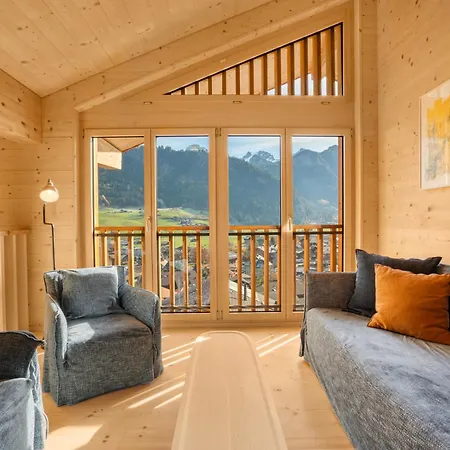 公寓 Nachhaltiges Luxus-chalet Panoramablick Galerie 茨魏西门