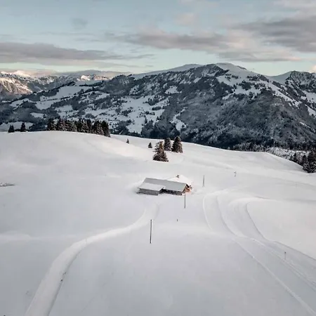 Nachhaltiges Luxus-chalet Panoramablick Galerie 茨魏西门