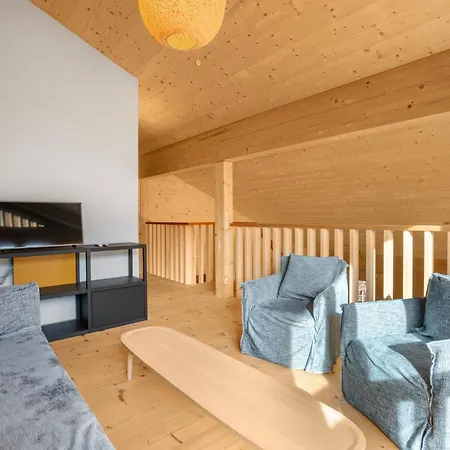 公寓 Nachhaltiges Luxus-chalet Panoramablick Galerie 茨魏西门